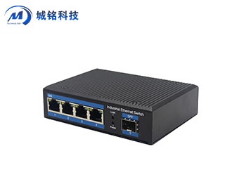 百兆1光4电工业级以太网交换机 CM14F-SFP 百兆1光4电工业级以太网交换机 CM14F-SFP